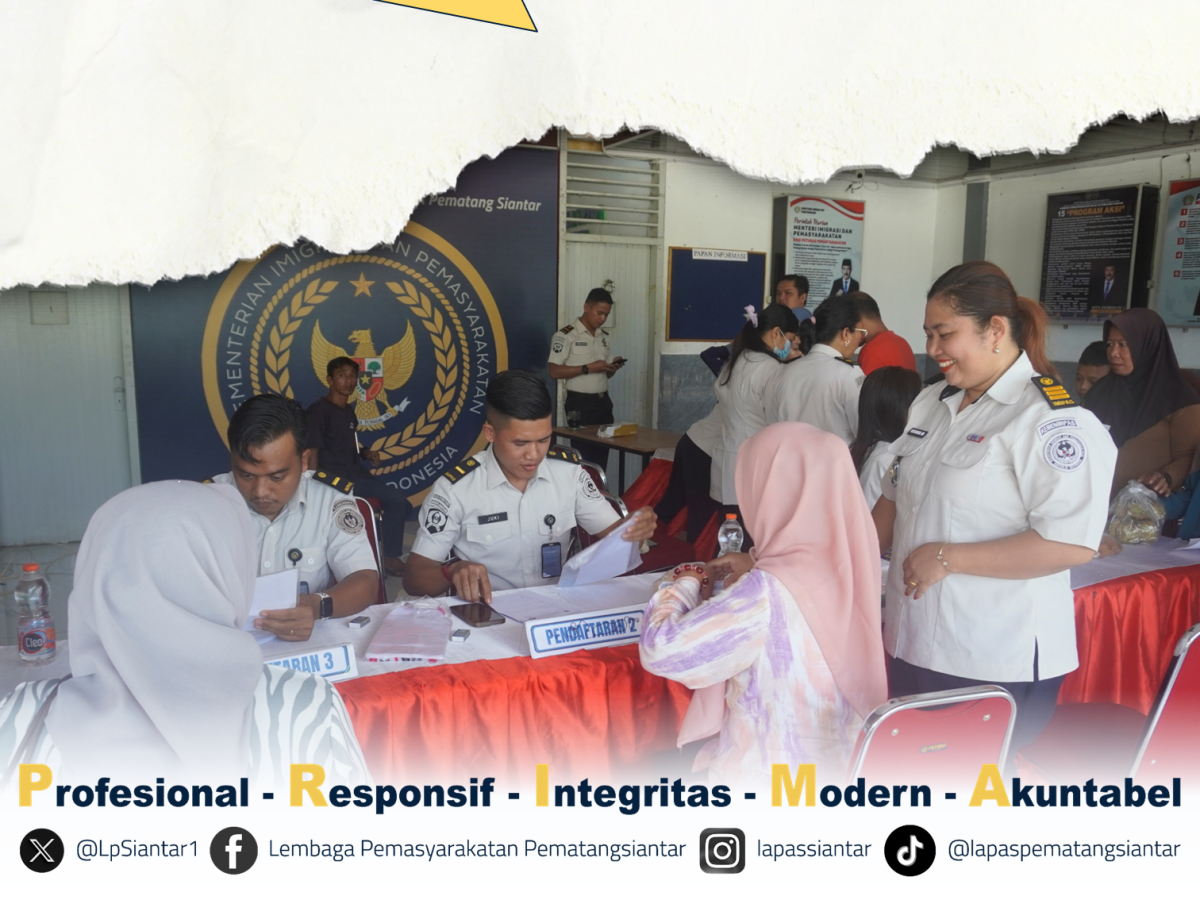 Kunjungan Khusus Hari Raya Iduladha di Lapas Pematangsiantar Berjalan Tertib dan Penuh Kehangatan